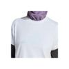 Adidas Essential Large Logo Print Round Neck Sports Short Sleeve T-Shirt Women T-Shirts Light-Gray-Blue IT0548