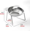 Cat Bowls Tilted Neck Guard Cat Food Bowl Indoor Stainless Steel Shatter Resistant Elevated 15° Pet Bowl For Kitten Puppy