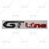 Car GT Line 3D Metal Chrome Zinc Alloy Emblem Car Badge Body Fender Adhesive Emblem for Peugeot GT RCZ 308 508 3008 5008