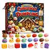 Unique Collectible Toy Advent Christmas Squeeze Dolls 2026 Calendar, 24-Day Dumpling Bun Fidget Party