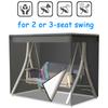 Swing Hammock Cover Garden Swing Cover 2-Seater 3-Seater Outdoor Garden Patio Protector Sun Shade Waterproof Chair Rain Cover