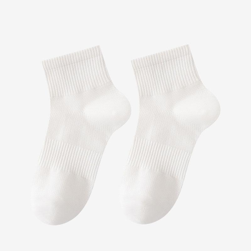 

Женские летние тонкие дезодорирующие носки с низким вырезом, дышащие, с полым сетчатым плетением, короткие 1 pair белый