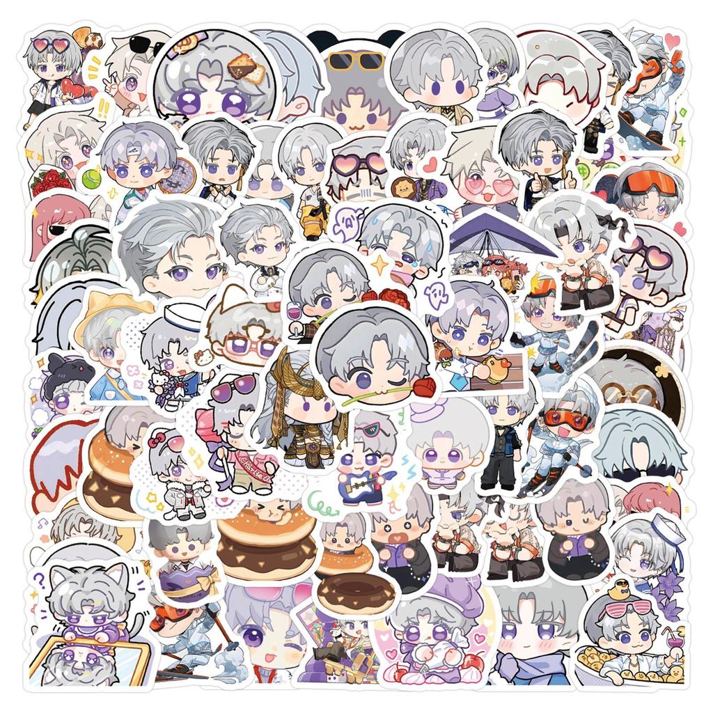 105 Charlie Su QQ People Graffiti Stickers Decorate Refrigerator Skateboard Water Cup DIY Personality Stickers