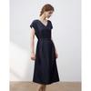 Demana Summer V-Neck Sleeveless A-Line Dress