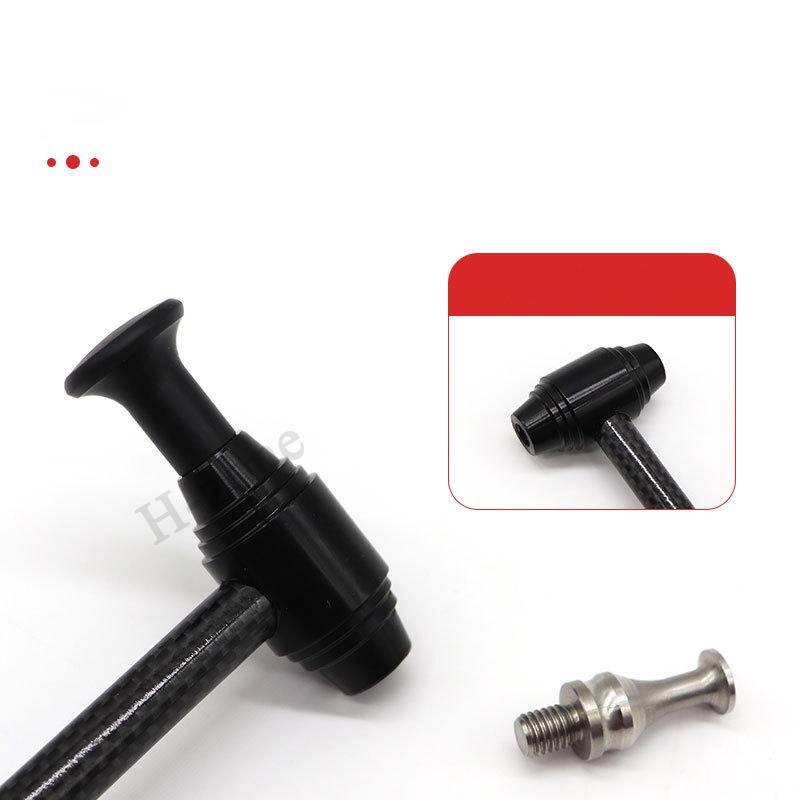 Car Dent Repair Hammer No Trace Shaping Body Sheet Metal Dent Repair Striking Hammer Leveling Tool Adjustable Length Hammer