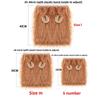 Halloween Pet Dog Cosplay Clothes Cute Realistic Lion Mane Wig Tail For Medium Large Dogs Costume With Ear Pet Accessories