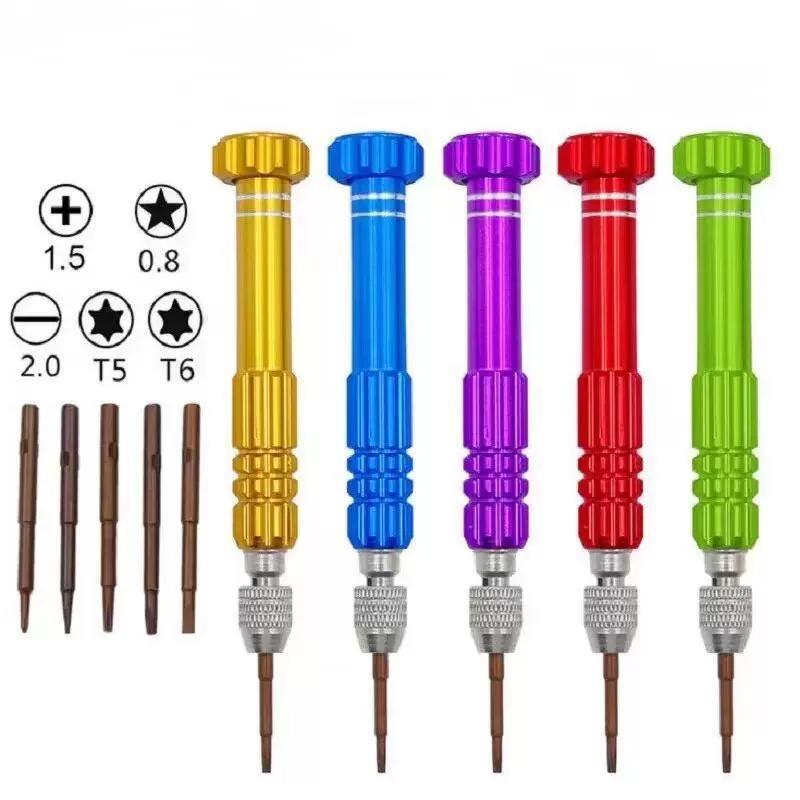 5-In-1 Multifunctional Small Screwdriver Kit Repair Tool For Eyeglass, Sunglasses, Electronics, Cellphone, Jewelry And More