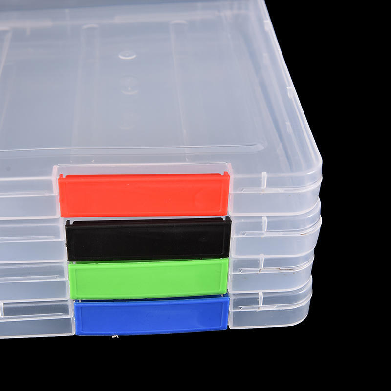 Pudełko A4 Przezroczyste Pudełko Przezroczyste Plastikowe Dokumenty Papier Wypełnienie Etui Teczka Nowe,