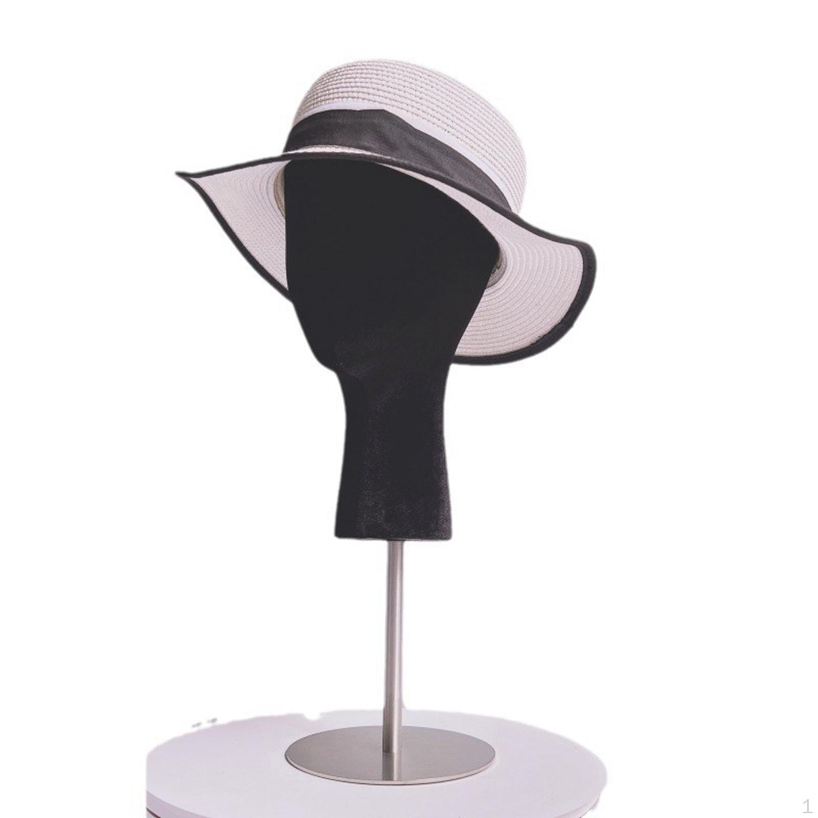 

Wig Holder Mannequin Head Stand for Caps Salon Steady Manikin Display Rack Cowboy Hat