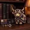 Progetto Artistico con Perline Mucca delle Highlands Kit, Artigianato Fai da Te Mitico Animale Decorativo 3D con Perline, per Adulti Adolescenti Kit Regalo Fatto a Mano Ornamento
