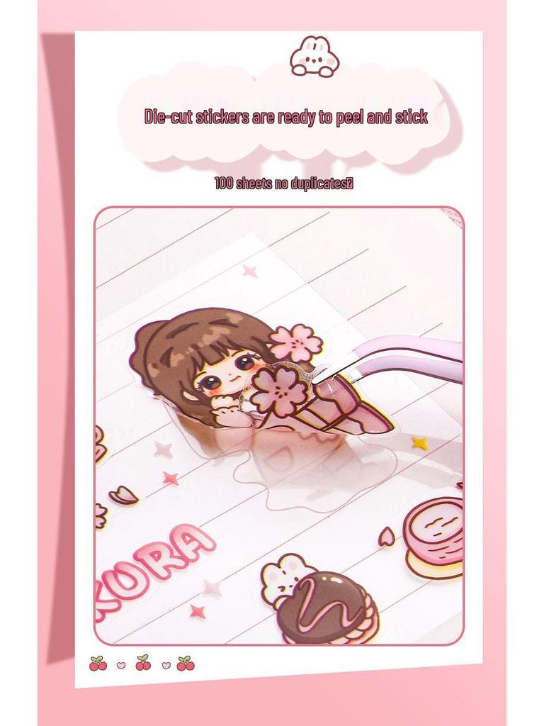 Children's Cute Journal & Planner Set with Stickers: Big Gift Box for Girls