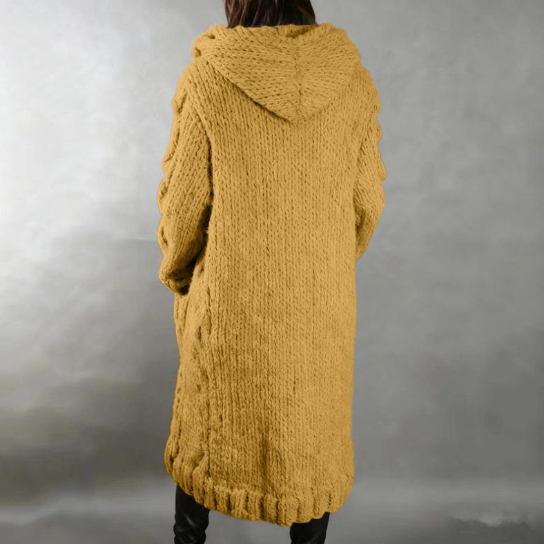 Europäischer & Amerikanischer Damen Plus Size Strickjacke Pullover Mantel - Neue Mode Strickwaren 2026