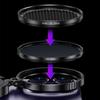 Portable Magnetic Circular Polarizer Camera 52MM Lens Clip New High-definition Filter