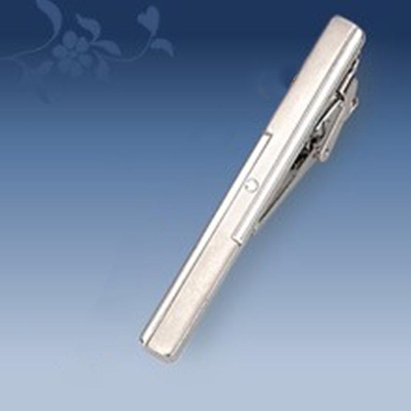 Men's Geometric Frosted Tie Clip - Stylish & Personalized Business Accessory