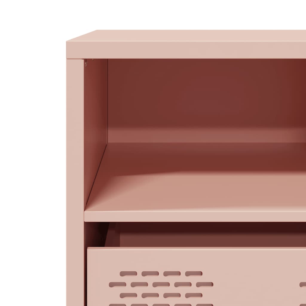 Pink TV Stand 68 x 39 x 43.5 cm Cold Rolled Steel