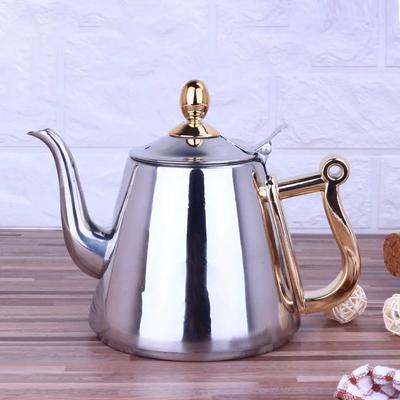 1.5L Kettle Strainer Stainless Steel Teapot Polish Fashion Durable Coffee Cold Water Pot Home Tea Tool Induction Cooker Kettle