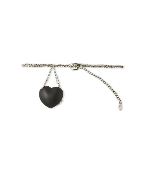 

Heart Pouch Set Chain Belt RWGG251513 BLK [FurFur] Women s чорний