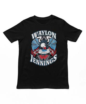 Waylon Jennings Lonesome T Shirt Country Rock Music Band Tee Unisex T-Shirt