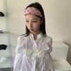 Colth Wide Star Rivet Headband Spicy Girl Retro Hair Hoop Wide Edge Hairband  Makeup