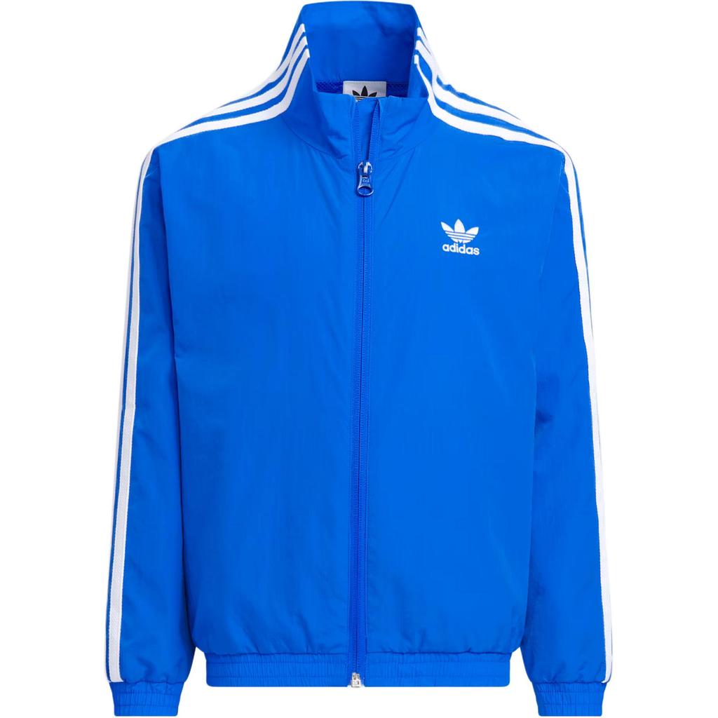 Adidas Originals Original Track Jacket And Pants Set With Logo Stripes And Stand Collar Long Sleeve Jacket Comfortable Soft Drawstring Pants KB4581