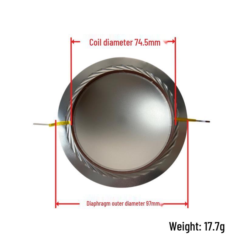 75-Core Titanium Treble Diaphragm Speaker Accessories