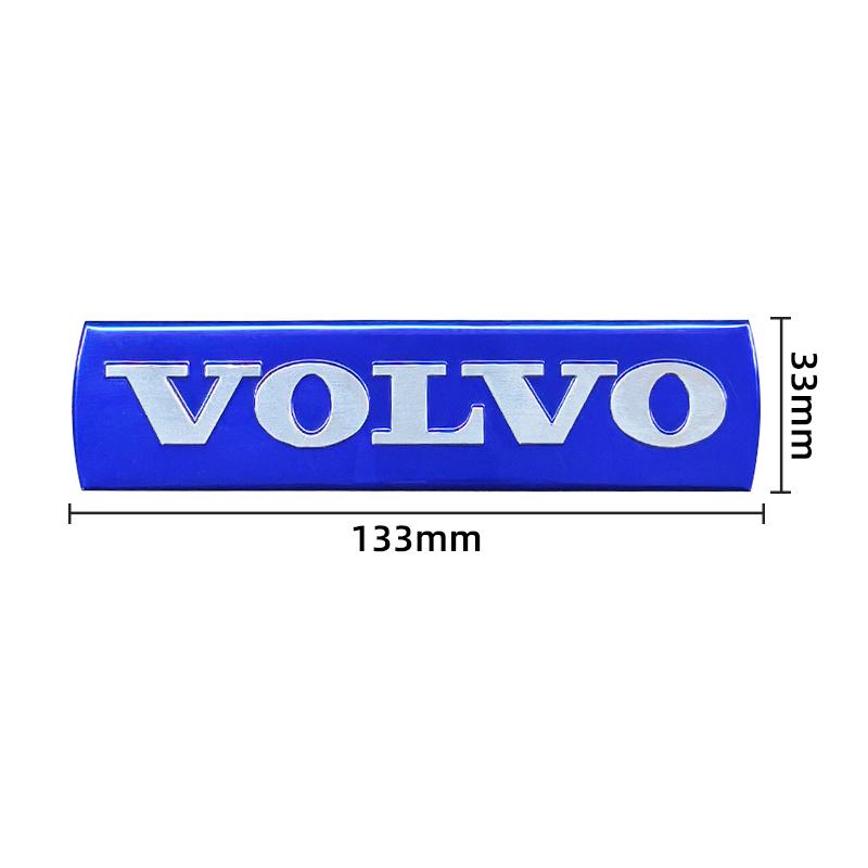 Accessori badge decorativi con lettere logo griglia anteriore auto adesivo volante adatto per Volvo C30 S40 S80 XC60 V90 C70 V60