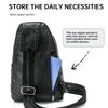 New Women's Chest Bag, Soft Leather Multifunctial Backpack, Trendy Waterproof Shoulder Bag