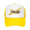 Custom BRP Can Am Logo Print Mesh Baseball Cap Summer Breathable Mesh Sun Hats Caps Unisex Outdoor Adjustable Casual Headwear