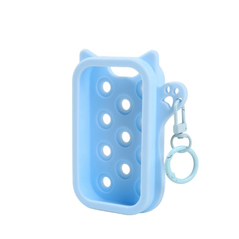 Universal Silicone Sleeve for Power Mist & Glow Mist Bottles Quick Install with Portable Hook Design Easy To Carry