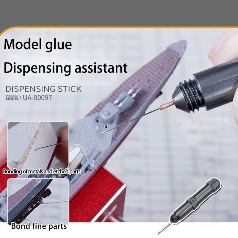 Haltbarkeit Metallkleber Spenderhilfe Modell Spenderstab Für Bastler und Detaillierte Klebeanwendungen für Miniaturen