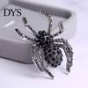 Vintage Women Rhinestone Inlaid Spider Brooch Pin Bag Badge Lapel Jewelry Gift