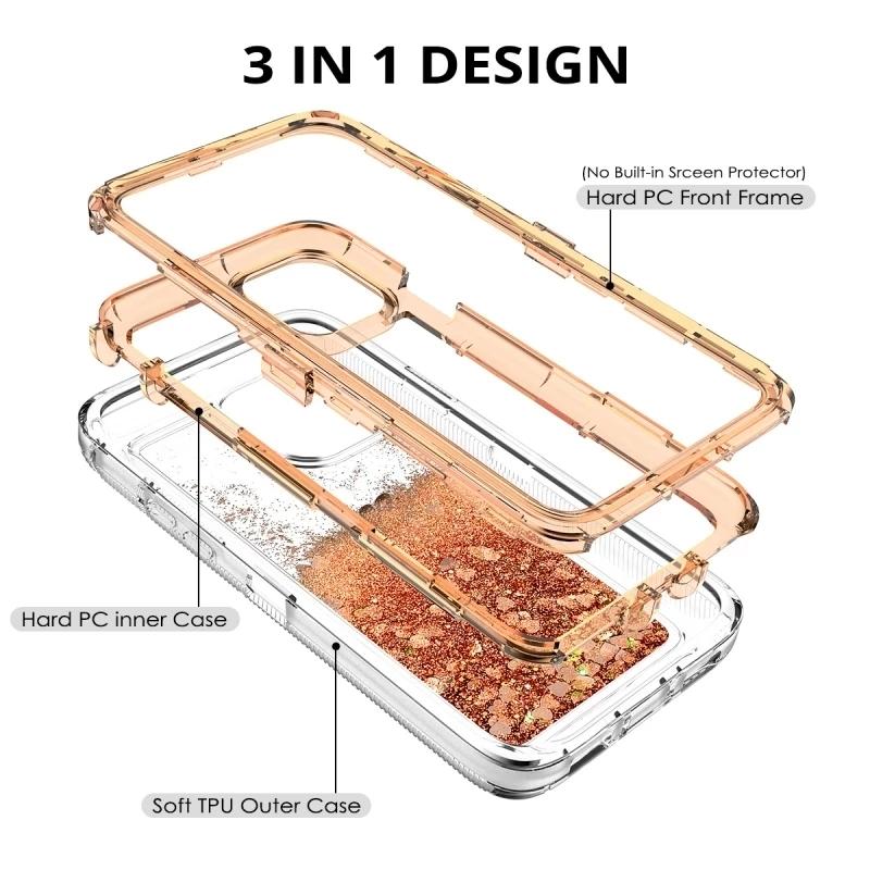 Luxury Glitter Dynamic Quicksand Case For iPhone 11 13 15 14 16 17 Pro Max AirMINI 14 15 16 PLUS Heavy Shockproof Phone Cases