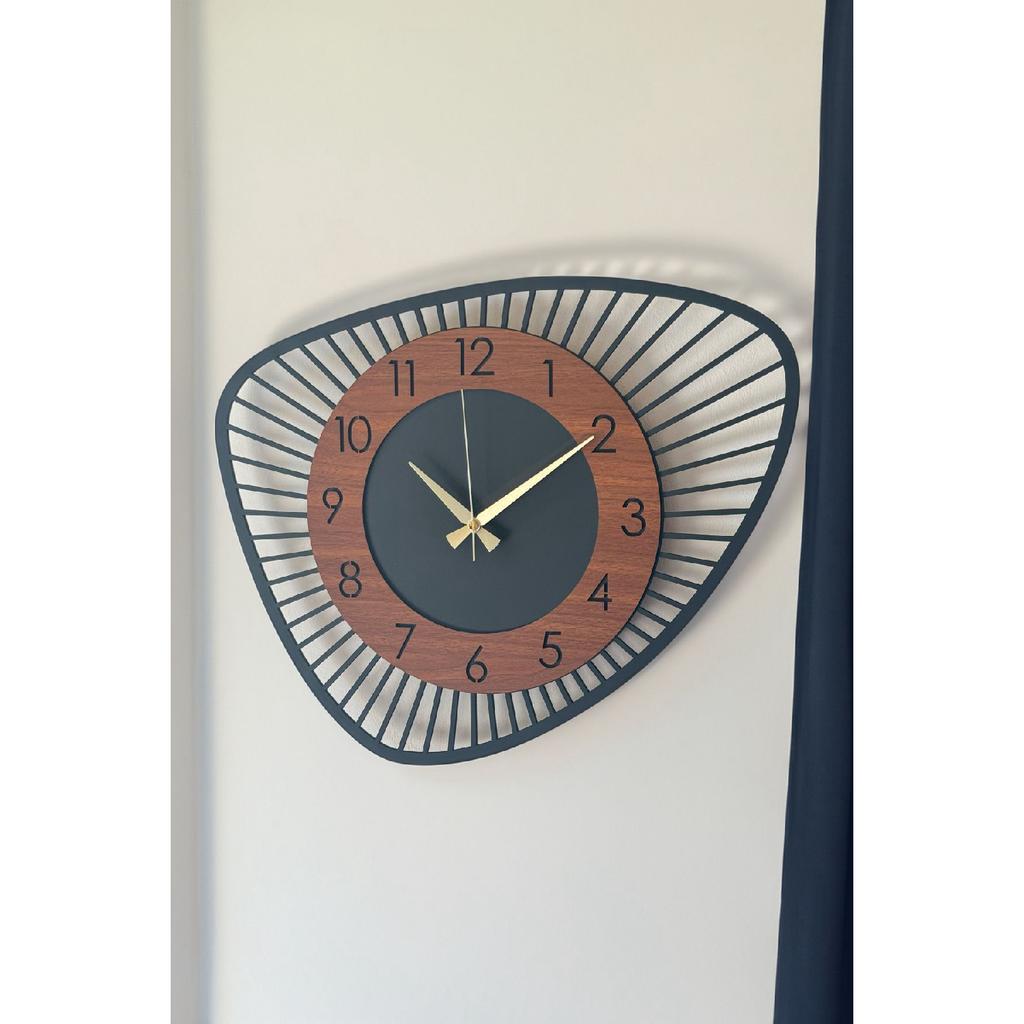 Decorative New Modern Bellatrix Wooden Wall Clock 48 Cm