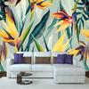 Tropical Landscape Wallpaper 3d Stereo Pastoral Color Leaves Photo Mural Bedroom Theme Hotel Restaurant Wallpaper
