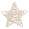 6Pcs   Crafts Natural Rattan   for Wedding Party Christmas Decoration(White)