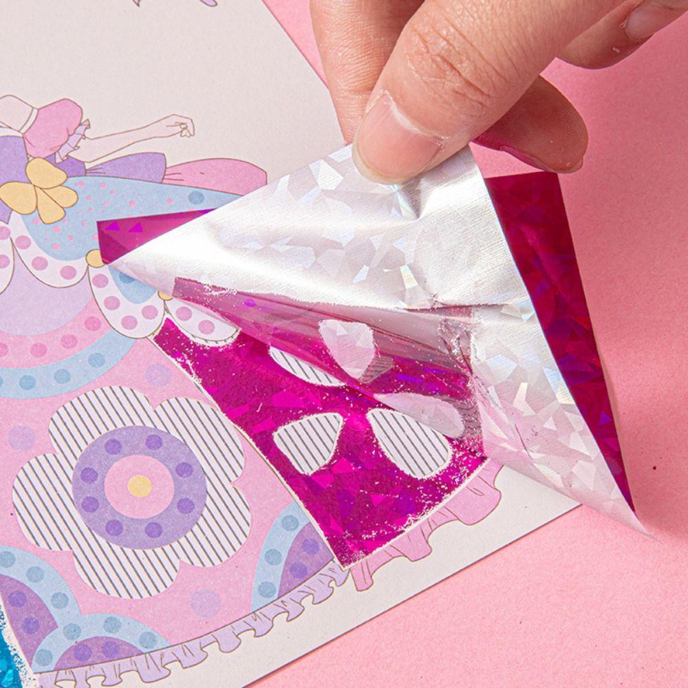 Album Journal Make Your Own Princess Sticker DIY Scrapbooking Princess Dress Up Sticker  Student