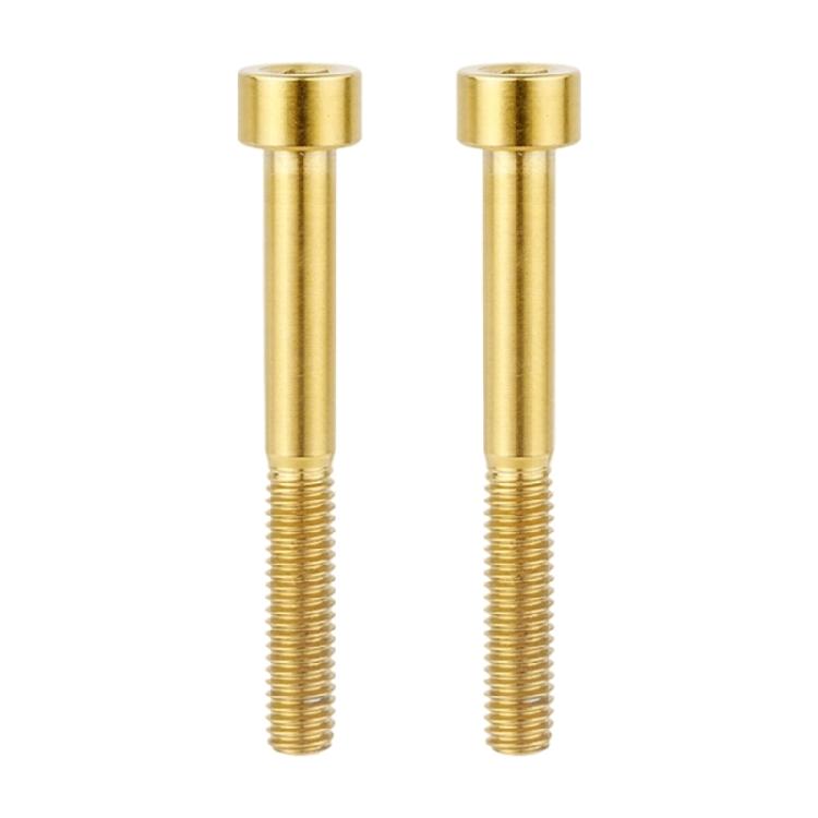 2Pcs Metal Alloy Bike Stem Top Bolt Road Bike Stem Fastening Screw Socket Cap Head Bolts Screw Easy To Install