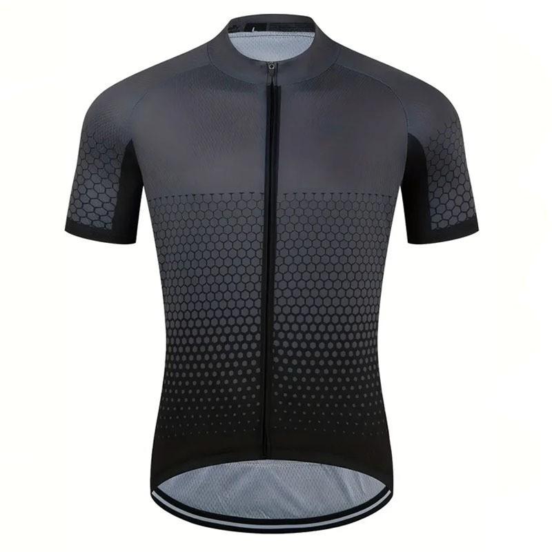 Pánský Dámský Cyklistický Dres Krátký Rukáv Rychleschnoucí Prodyšný Silniční Kolo Vrchol Se Zapínáním Po celé Délce
