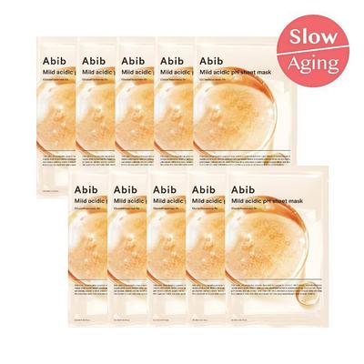 Mild Acidic pH Sheet Mask Glutathiosome Fit 30 Ml X 10 Pcs