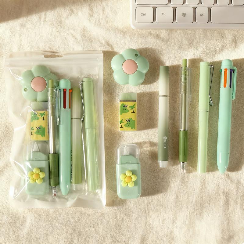 7-Piece Cute Stationery Set: High-Quality Student Gift & Souvenir