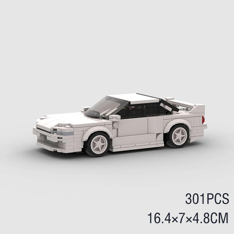 Moc F1 City Speed Sports Racing Car Building Blocks Brick R34 Rx-7 Vehicle Supercar Fast & Furious Mk4 Supra Kids Toys