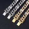Bracciale a Catena Chicco di Caffè Cubano 12mm Naso di Maiale con Chiusura a Scatola – Gioielli Colorati Hip Hop