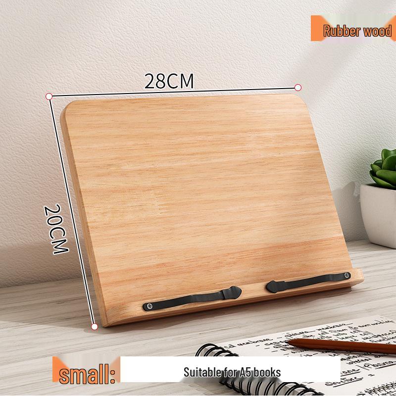 Desktop Bookstand with Book Clip and Bookshelf Support