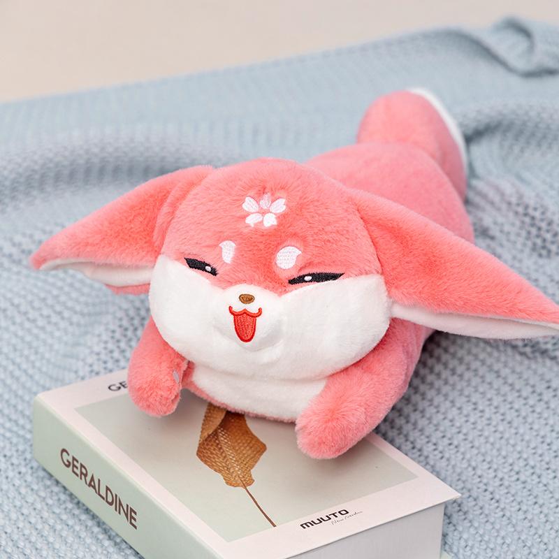 

Non-Toxic Stuffed Throw Pillow Cute Anime Long Fox Plush Cushion Decorative Stuffed Body Pillow Back Cushion Decor 45cm