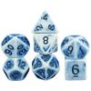 Retro DND Dice Set 7pcs Polyhedral Dice for D&D RPG Roll Playing Tabletop Dices Complete D4 D6 D8 D10 D12 D20 with Tube