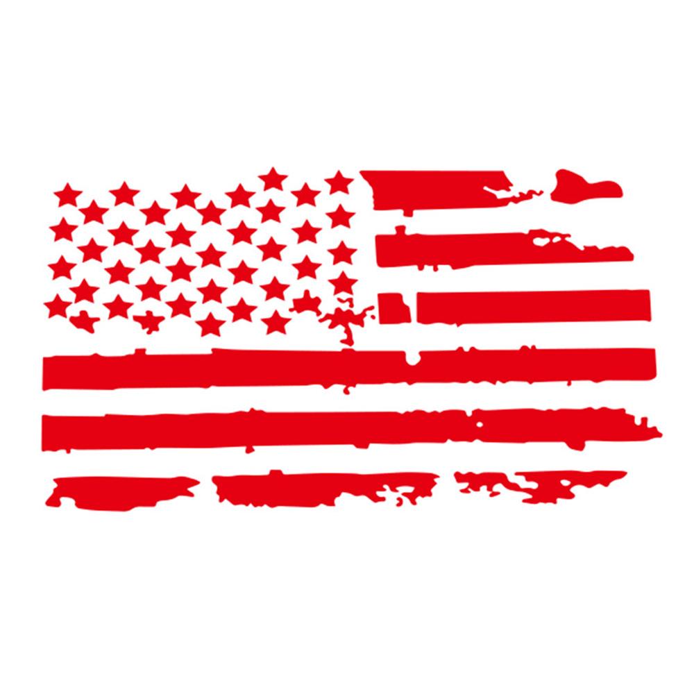 51*90CM White  Flag Style Car Truck Hood Window Graphics Decal Sticker