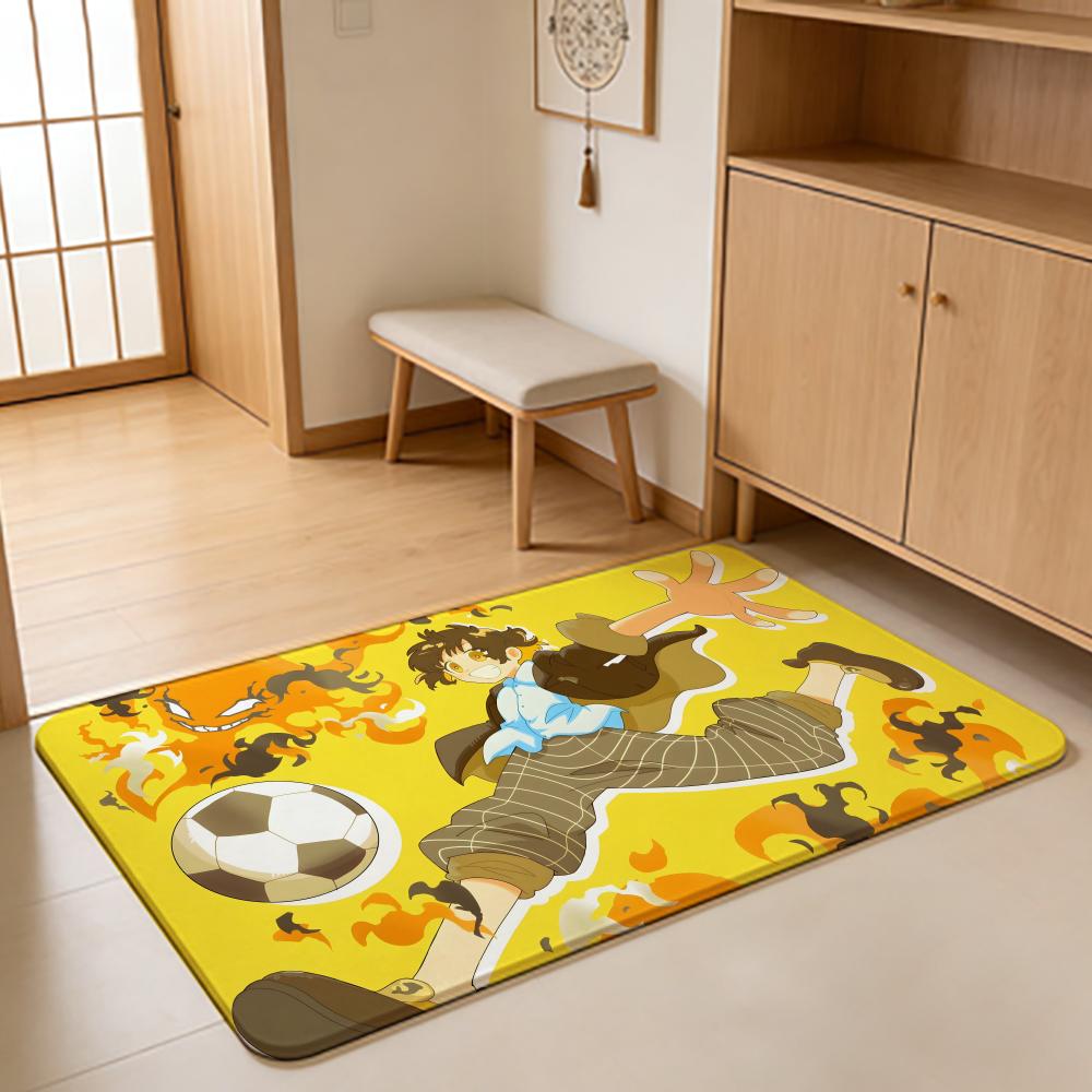 ANIME B-Bachira Meguru Floor Mat Absorbent Floor Mat Non-Slip Entrance Rug for Bathrooms Restrooms and Toilets