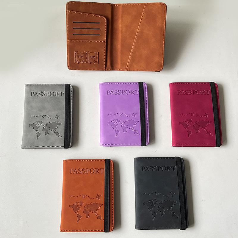 Карта паспорт кожа чувствительная ПУ цвет антимагнитный противокражная щетка обложка — фото 4