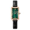 Women's Vintage Green Square Dial Quartz Watch