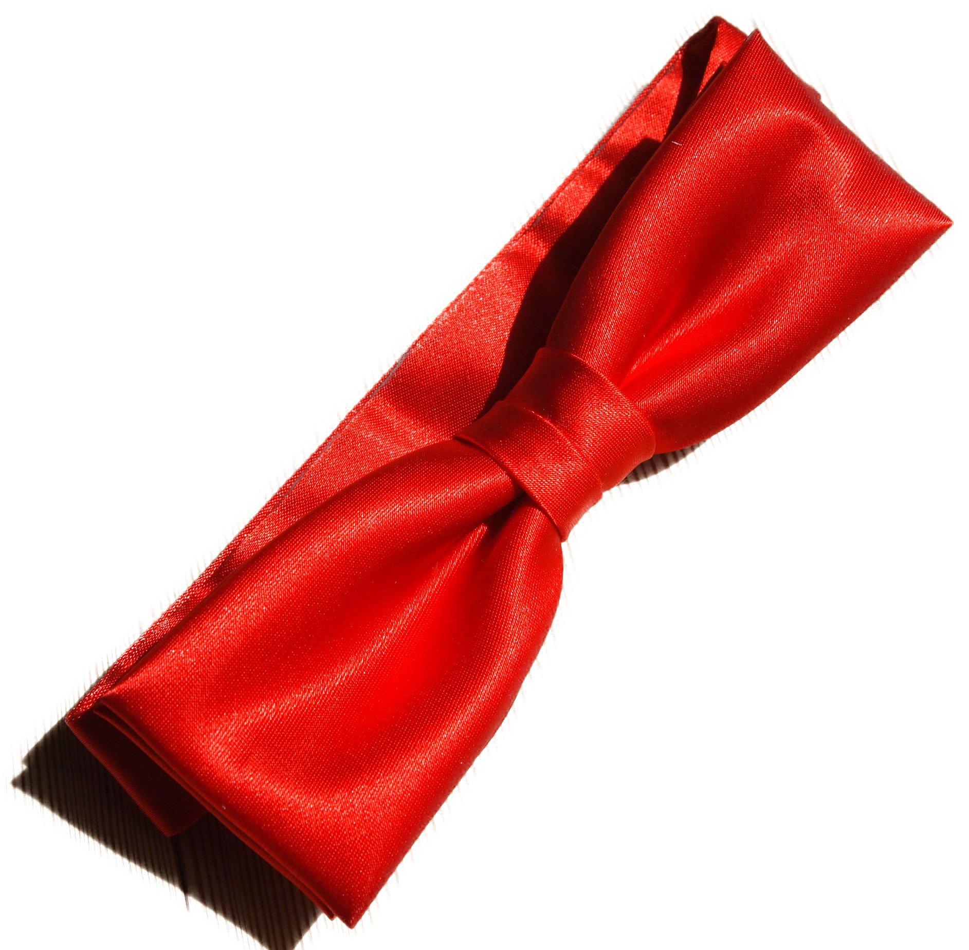 

Высококачественный, премиальный галстук-бабочка японского производства (обычный короткий, красный).